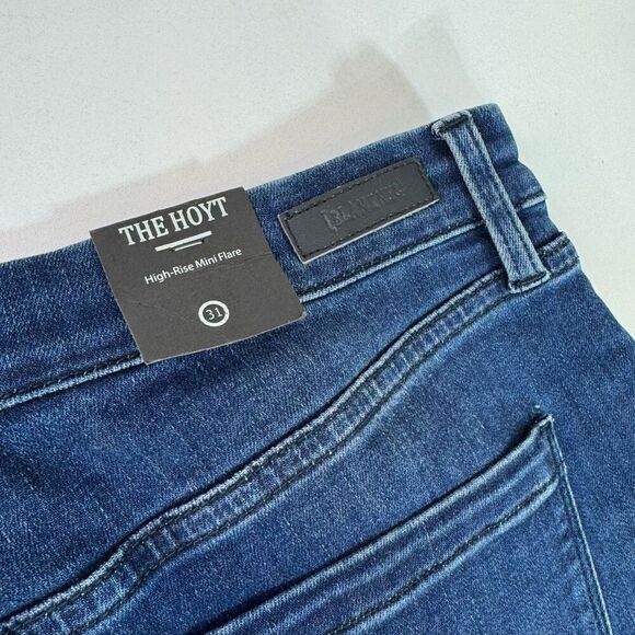 BlankNYC Jeans Womens 31 The HOYT High Rise Mini Flare Dark Wash New - Picture 6 of 10